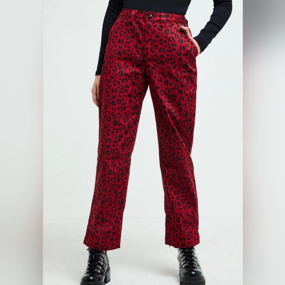 Vans Red Wide Leg Pants